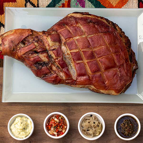 pernil de cerdo 12 personas